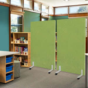 1190 x 1500 VISTA Light Weight MOBILE Room Divider Screens